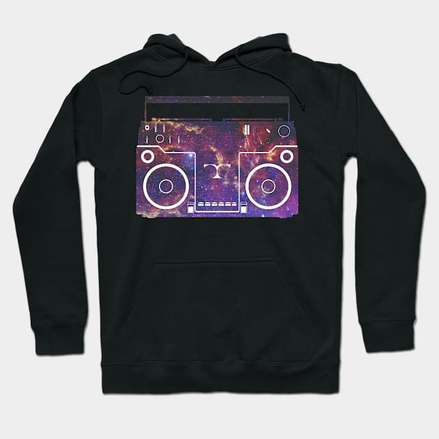 Boom Box Hoodie by Bethany-Bailey